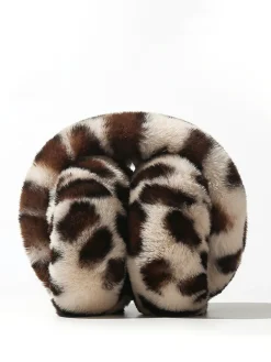 Leopard Fuzzy Earmuffs