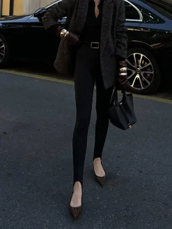 Leopard Kitten Slingback Pumps