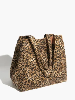 Leopard Printed Large Capacity Hobo Bag