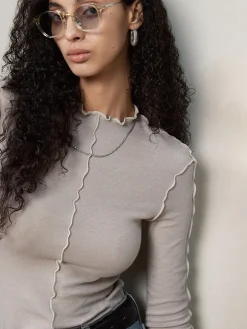 Lettuce Trim Skinny Jersey Top