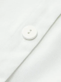 Linen Blends Button Up Tank Top
