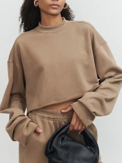 Live It Up Crop Sweatshirt