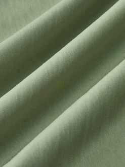 Loose Pleated Tie Back Dress