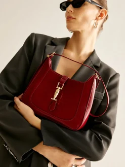 Magnet Closure Zipper Shoulder Bag