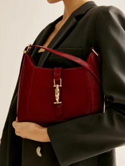 Magnet Closure Zipper Shoulder Bag