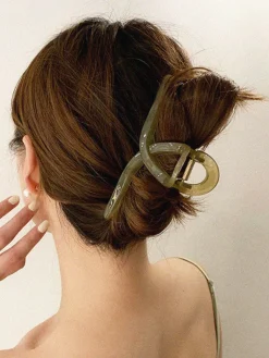 Marble Gem Hair Claw