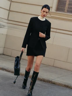 Melt Belted Mini Skirt