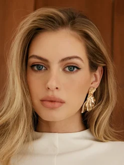 Mermaid Tail Ruched Earrings