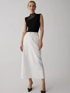Mesh Patchwork Sleeveless Top