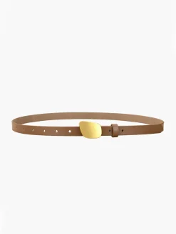 Metal Buckle Leather Belt