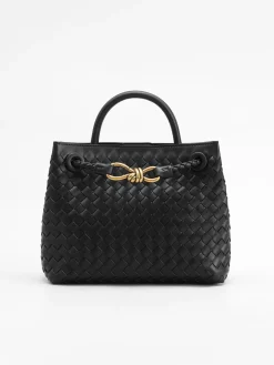 Metal Twist Detail Handle Bag