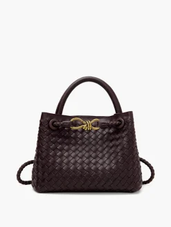Metal Twist Detail Handle Bag