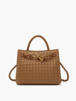 Metal Twist Detail Handle Bag