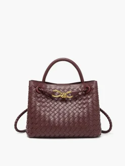 Metal Twist Detail Handle Bag
