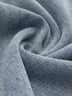 Mid-Waist Bow-Decor Denim Jeans