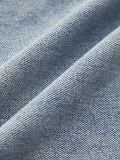 Mid-Waist Bow-Decor Denim Jeans