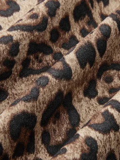 Mid-Waist Leopard Printed Skirt