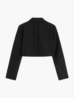 Mind My Business Crop Blazer
