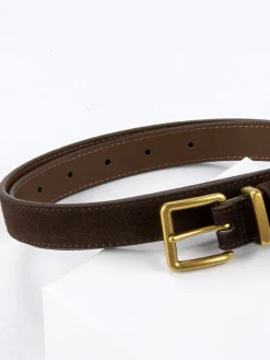 Minimalist Buckle Slim Belt