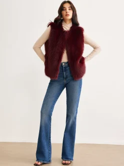 Minimalist Faux Fur Vest
