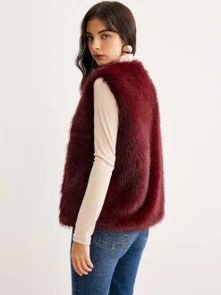 Minimalist Faux Fur Vest