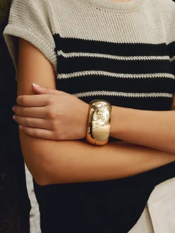 Minimalist Open Wide Bracelet
