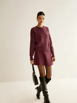 Minimalist Plain Soft Sweater Co-ords