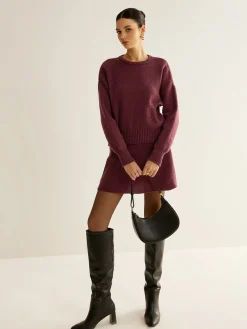 Minimalist Plain Soft Sweater Co-ords
