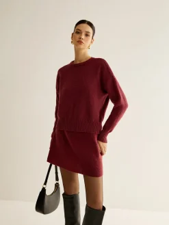 Minimalist Plain Soft Sweater Co-ords