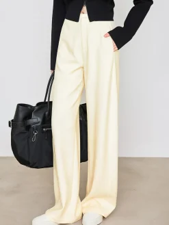 Minimalist Pockets Draped Pants