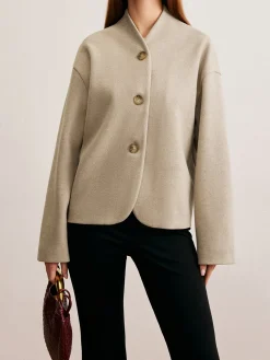 Minimalist Regular Fit Button Cardigan
