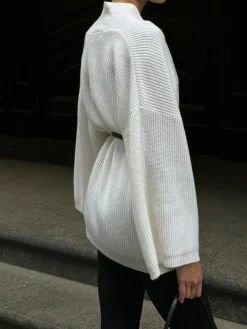 Minimalist Ribbed Belted Cardigan