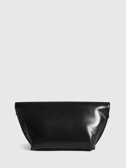 Minimalist Rolled Edge Envelope Clutch Bag