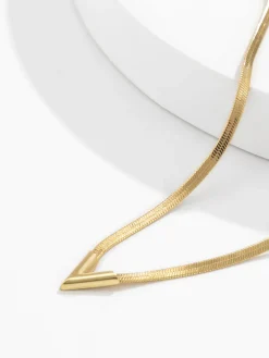Minimalist Snake Chain Necklace