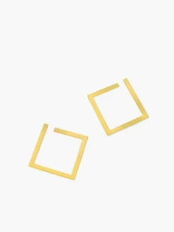 Minimalist Square Drop Earrings