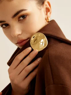 Minimalist Streamlined Irregular Brooch
