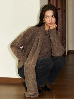 Minimalist Wool-Blend Scarf Sweater