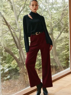 Minimalist Wool-Blend Scarf Sweater