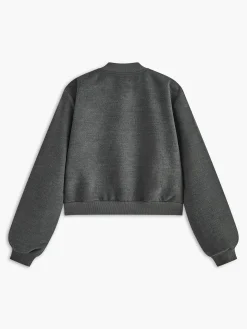 Mock Neck Button Short Jacket