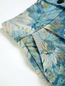 Monet Garden High Waist Shorts