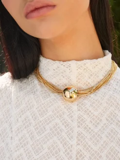 Multi-Chain Glossy Ball Choker