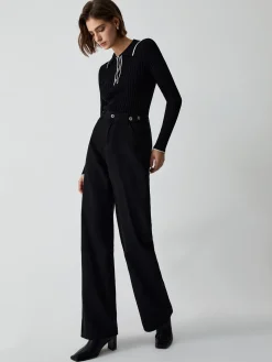 Old Money Aesthetics Polo Knit Top