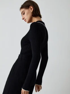 Old Money Aesthetics Polo Knit Top