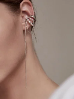 One Piece Triple Love Drop Ear Cuff
