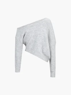 One Shoulder Asymmetric Sweater