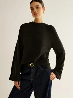 Open Back Tie Sweater