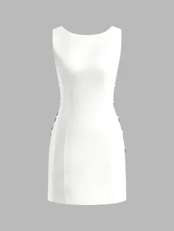O-Ring Cutout Sleeveless Dress