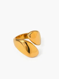 Oversize Heart Love Ring