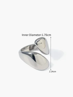 Oversize Heart Love Ring