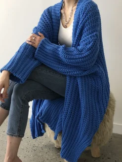 Oversize Split Knit Outerwear